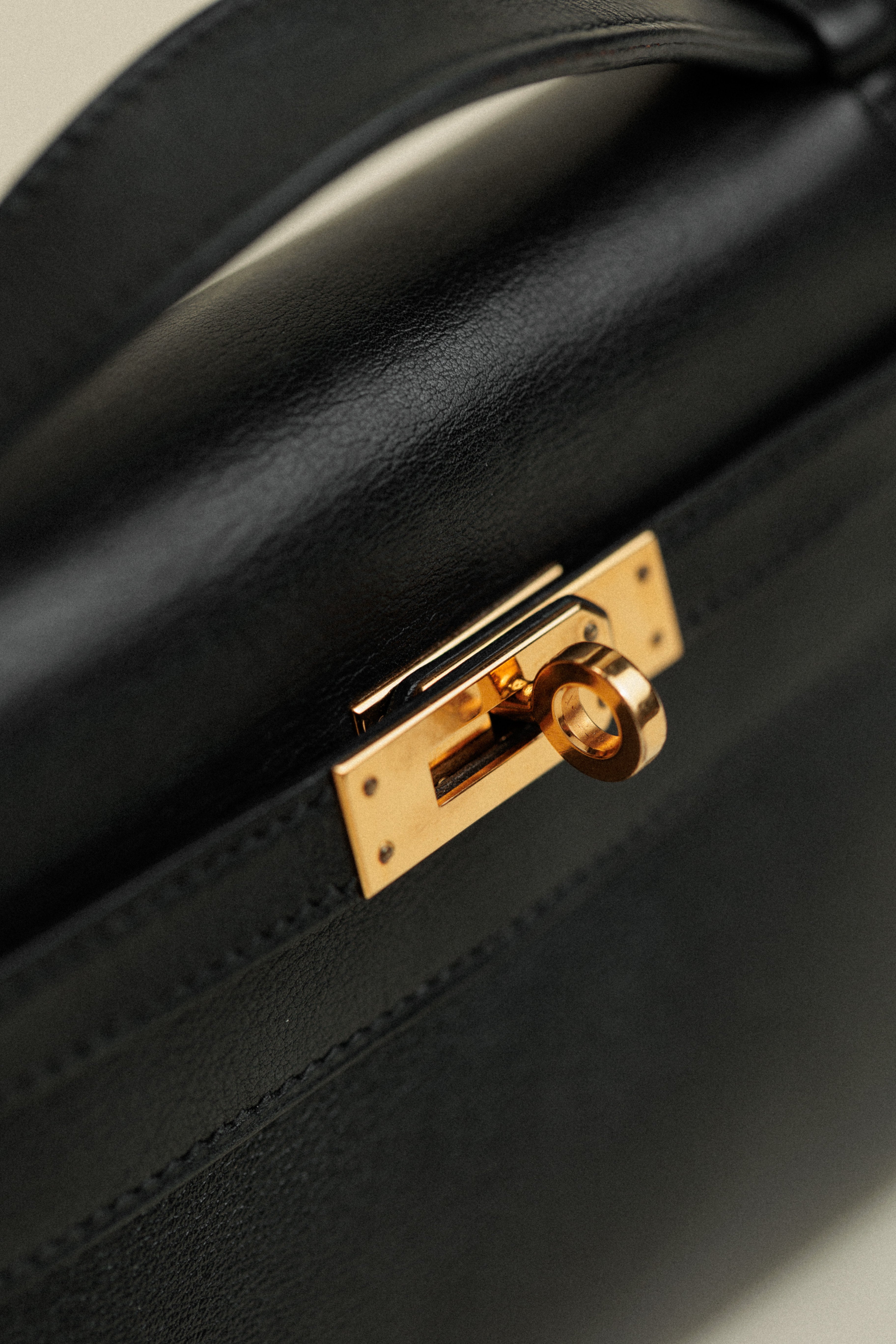 Hermès Swift Kelly Clutch Black