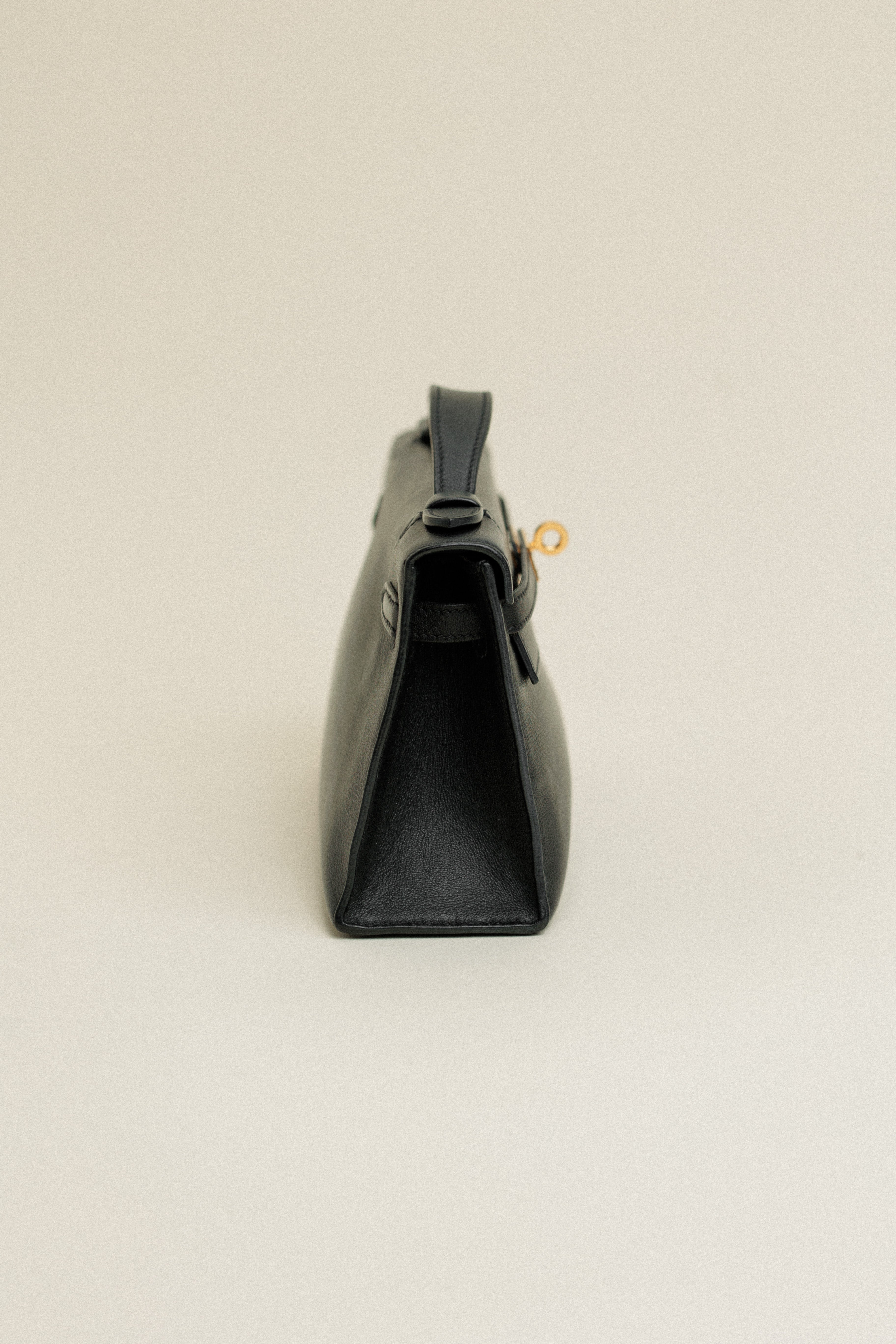 Hermès Swift Kelly Clutch Black