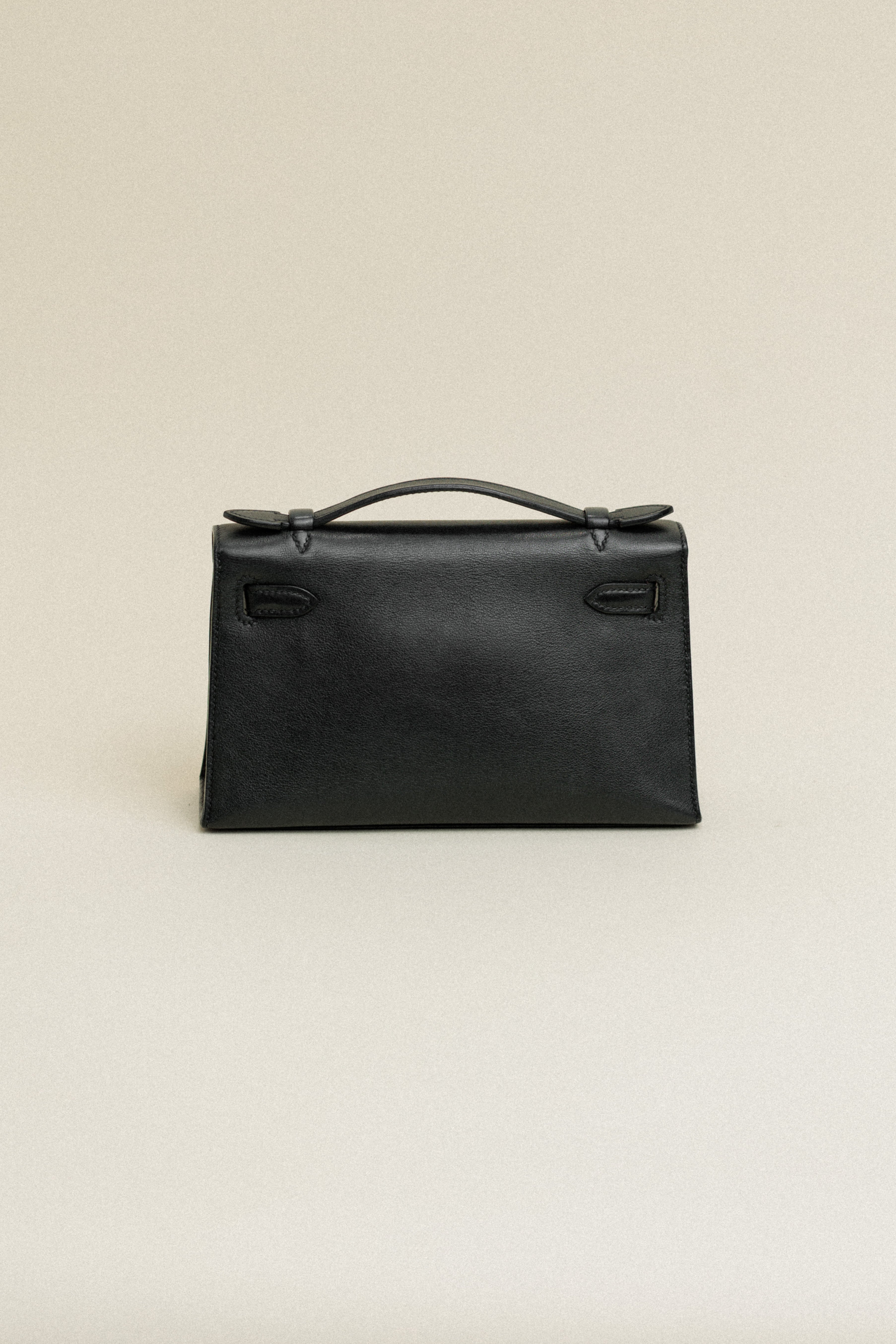 Hermès Swift Kelly Clutch Black