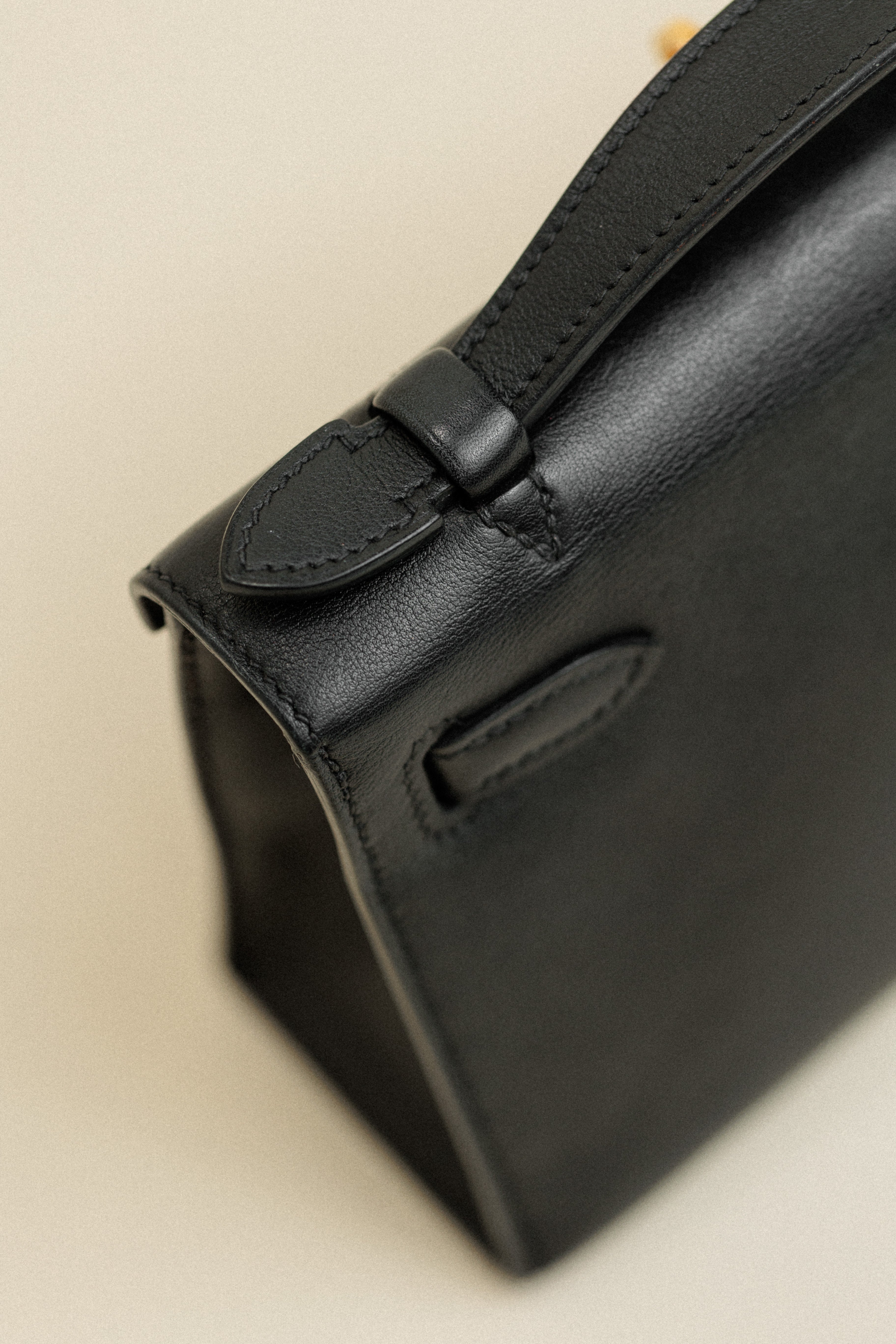 Hermès Swift Kelly Clutch Black