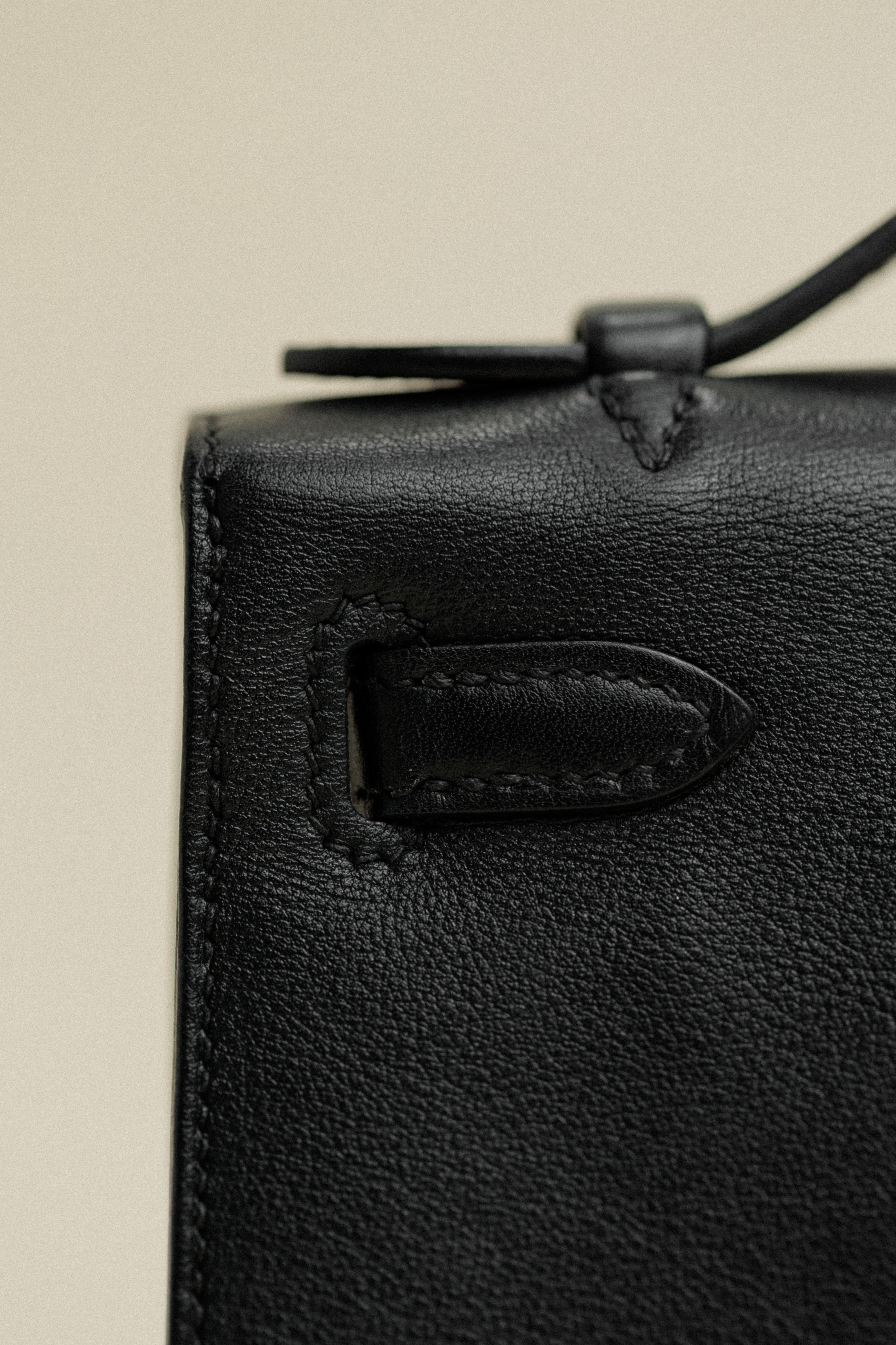 Hermès Swift Kelly Clutch Black