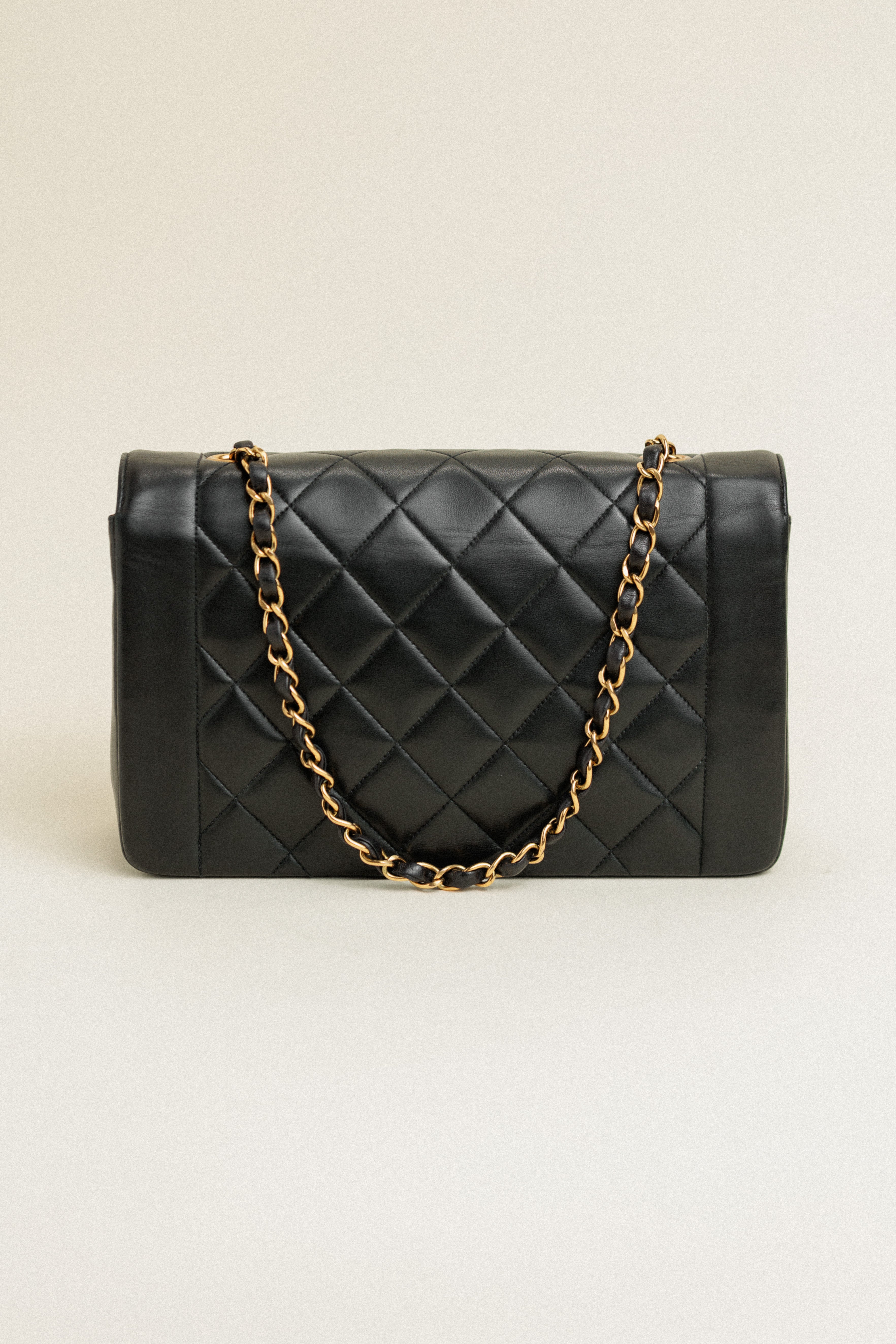 Chanel Vintage Diana Quilted Flap Bag Medium