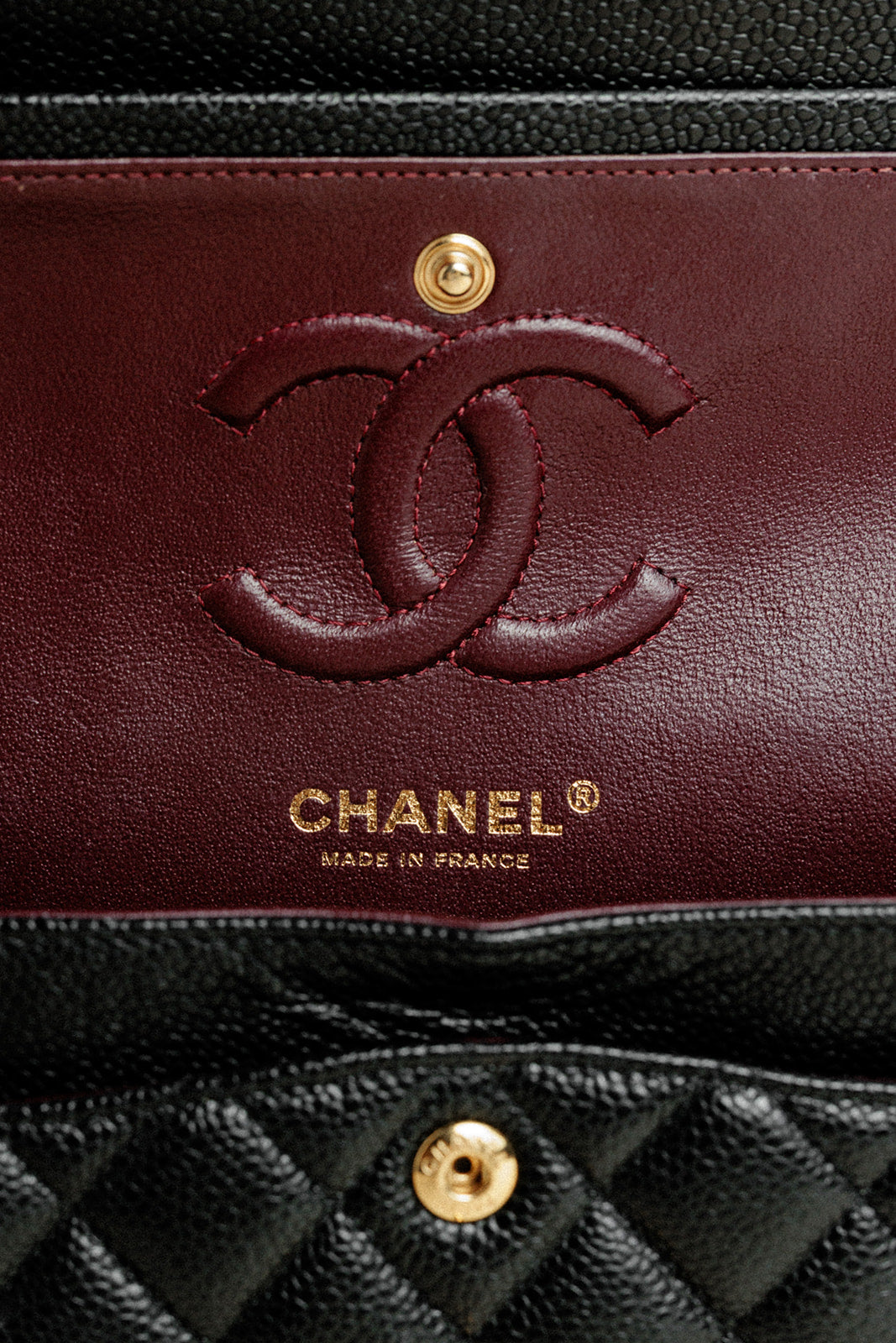 Chanel Classic Flap Caviar Black