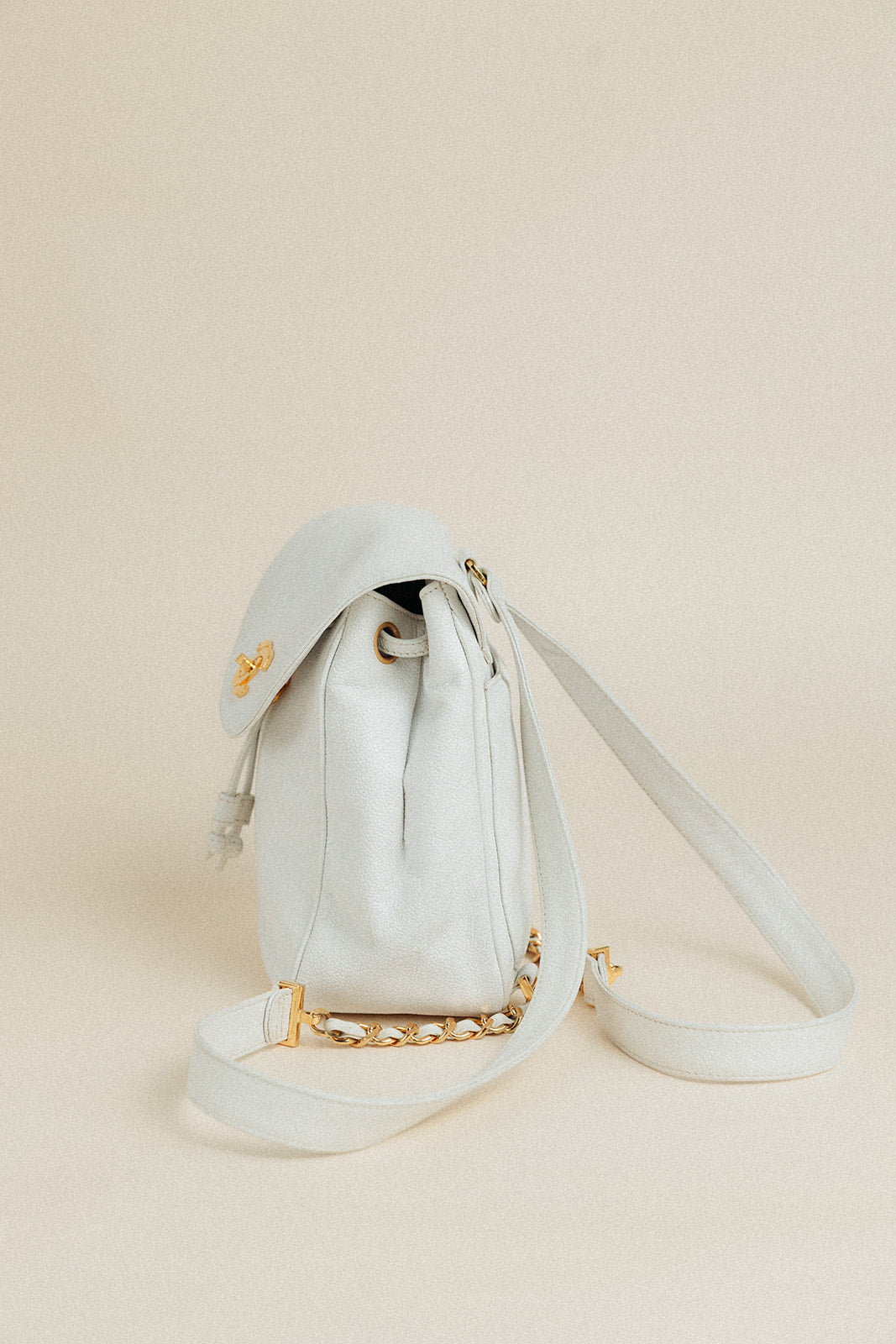 Chanel Vintage Caviar CC Backpack